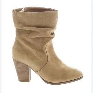 Mossimo Tan Suede Boots Women Size 6.5